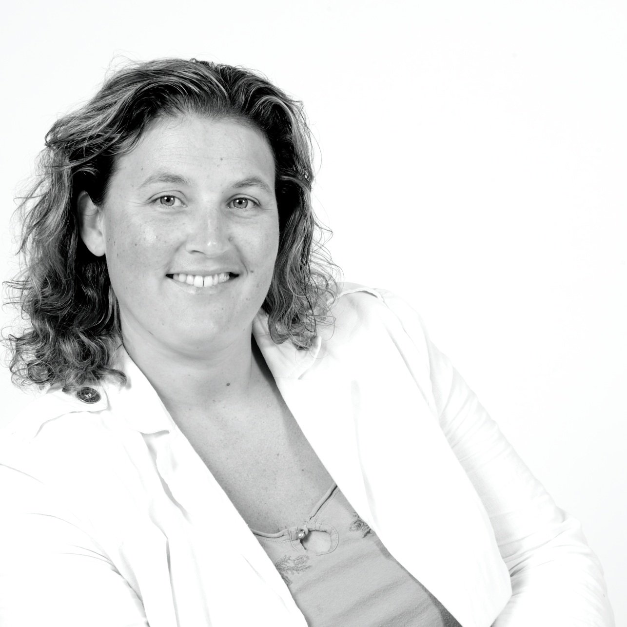 Portretfoto studio witte achtergrond