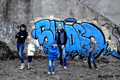 Stoere fotoreportage gezin graffiti Utrecht