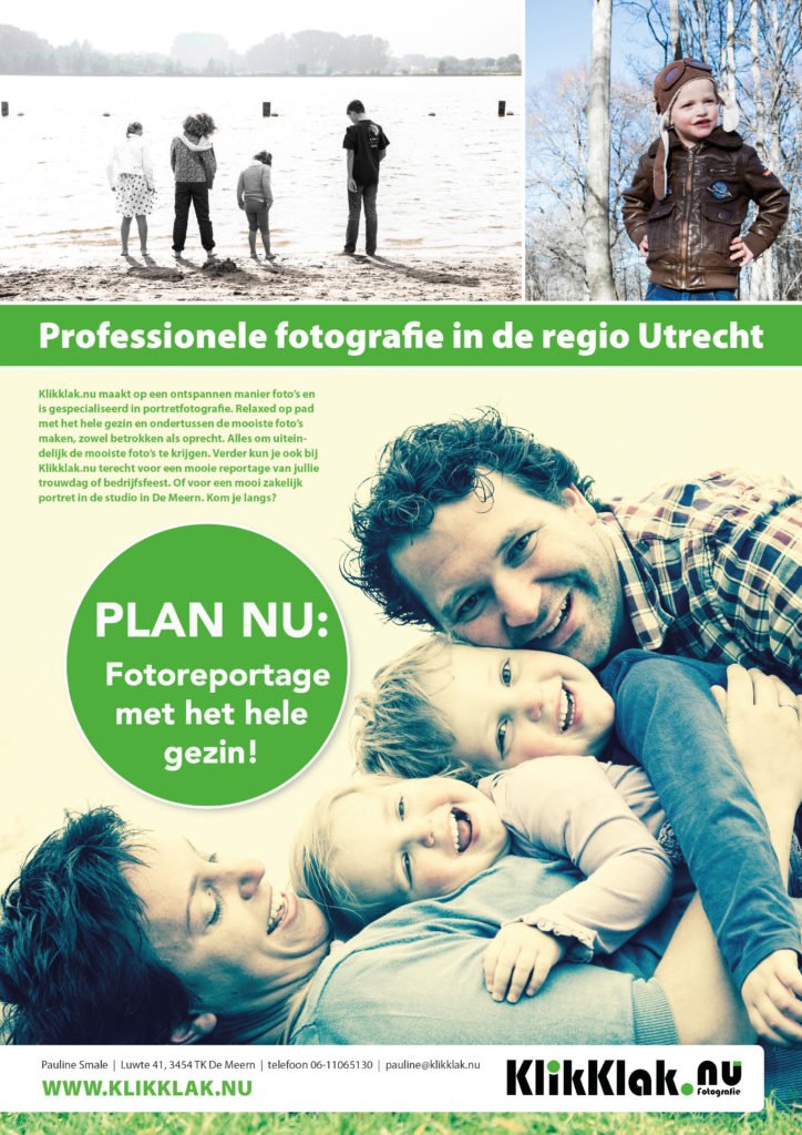 Familiereportage op een buitenlocatie