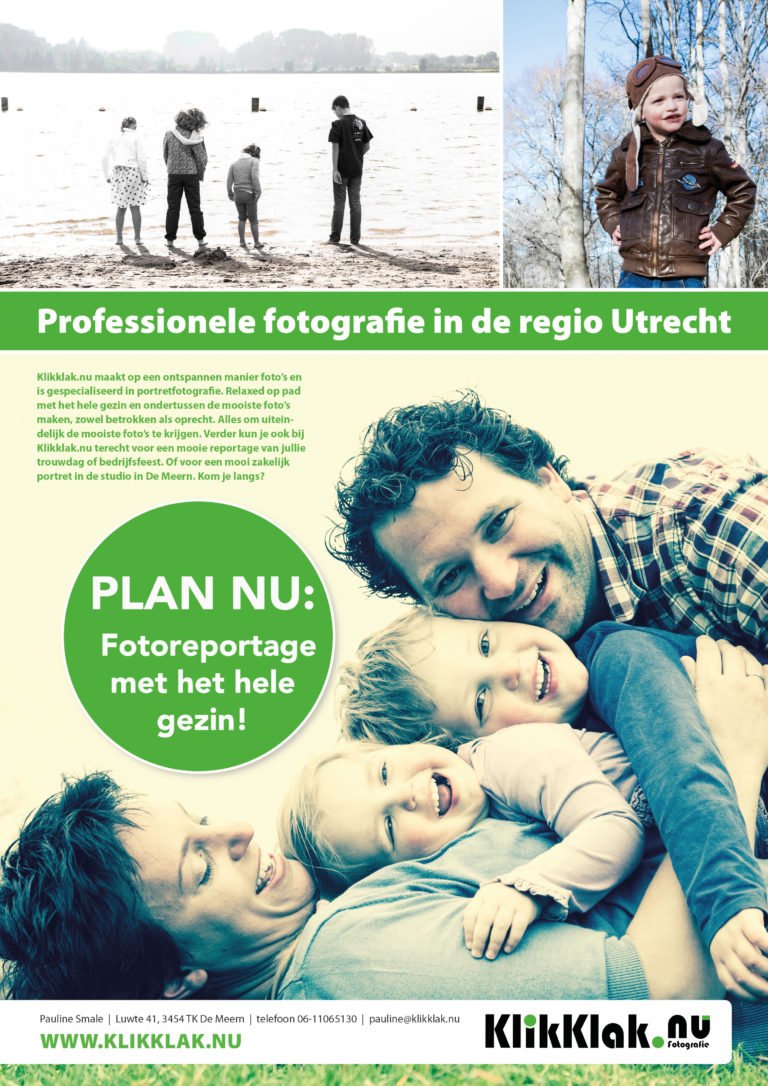 Familiereportage op een buitenlocatie