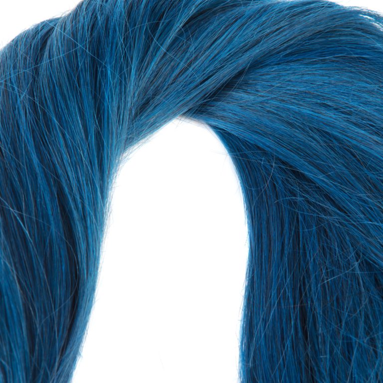 hairextensions productfotografie bestemd voor webshop kleur BLUE Remy