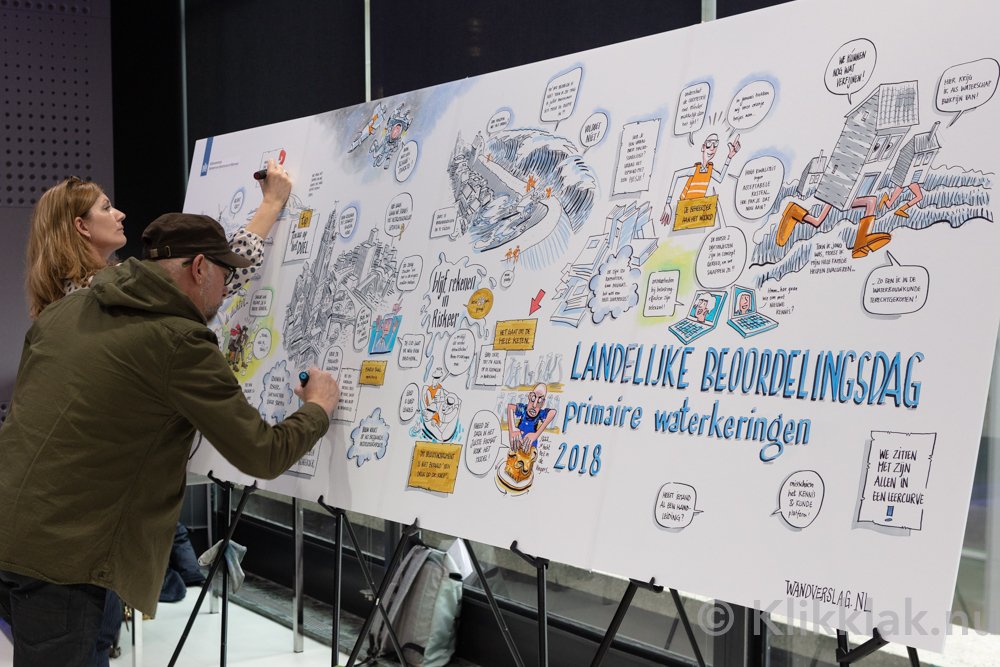 Wandverslag in actie bij Rijkswaterstaat in de jaarbeurs