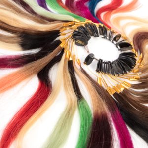 hairextensions productfotografie bestemd voor webshop Kleurenring