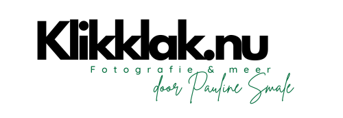 Klikklak fotografie utrecht logo groene letters