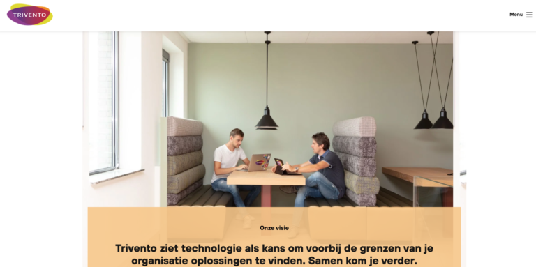 Fotografie bestemd voor op de website van trivento.nl