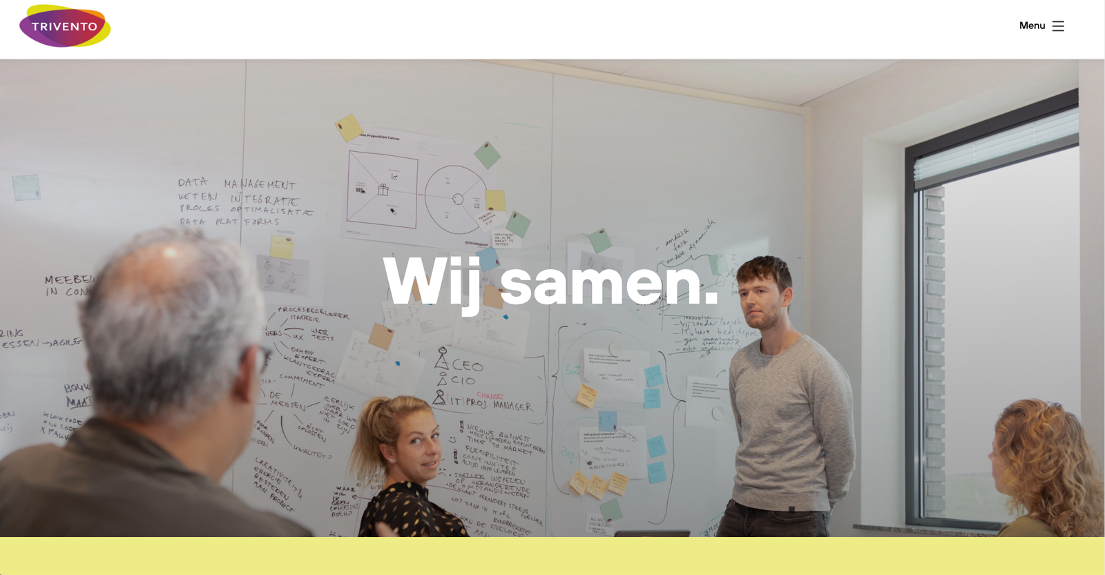 Fotografie bestemd voor op de website van trivento.nl
