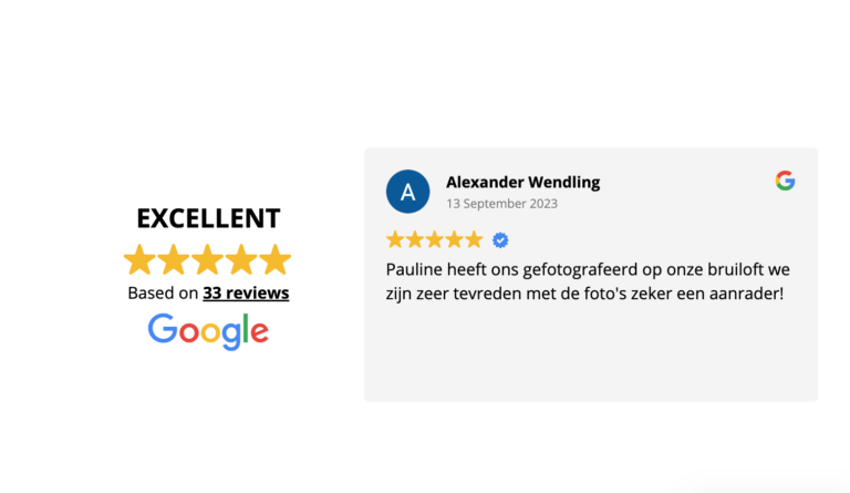Review 5 sterren Klikklak Alexander Bruiloft