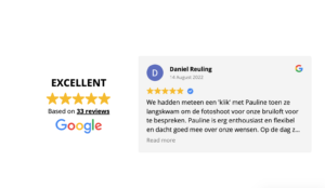 Review 5 sterren Klikklak fotografie